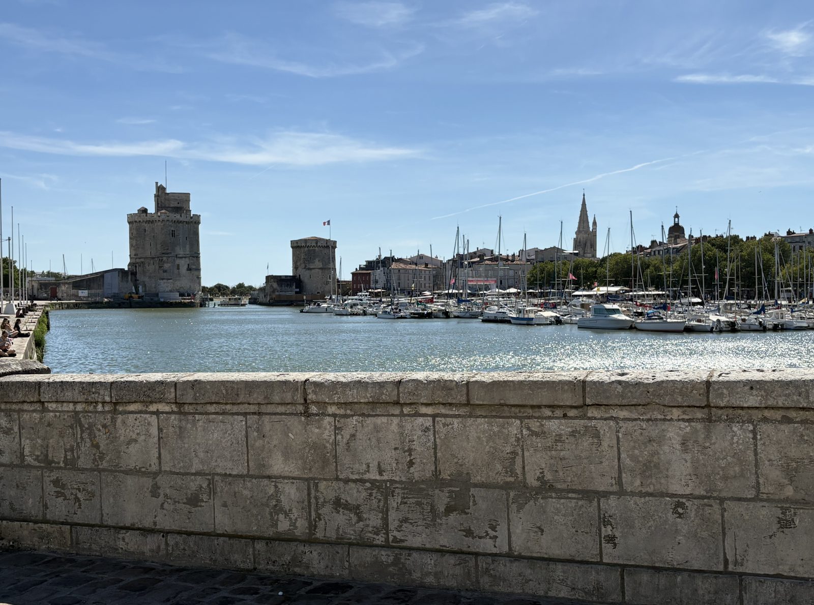 The historic harbour and towers of La Rochelle