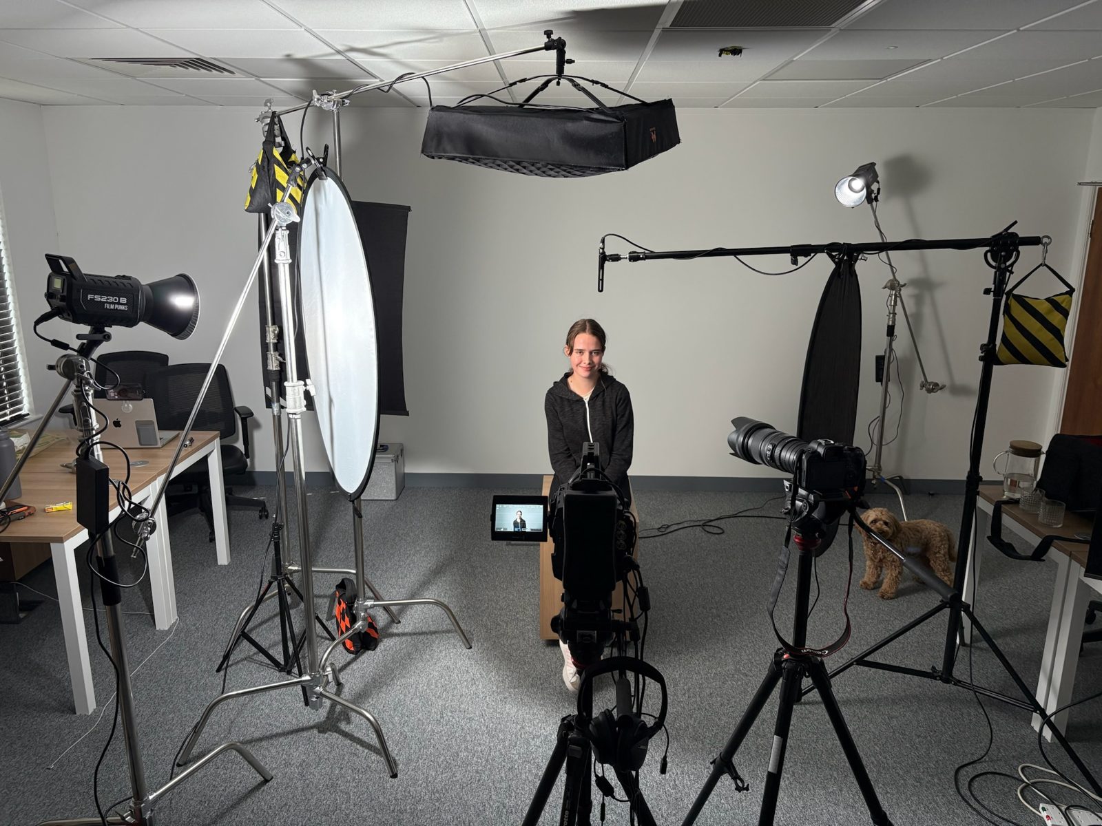 Adjusting camera rig