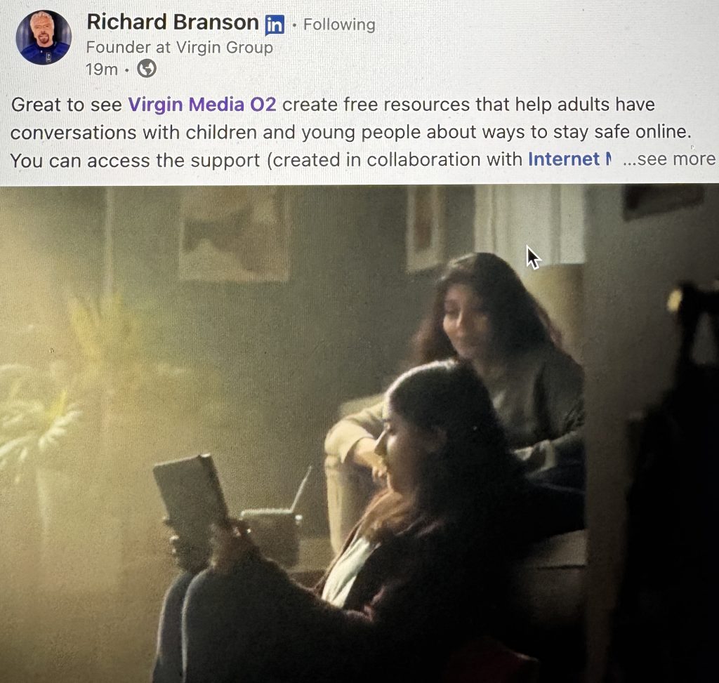 TV ad for Virgin Media O2 goes live.