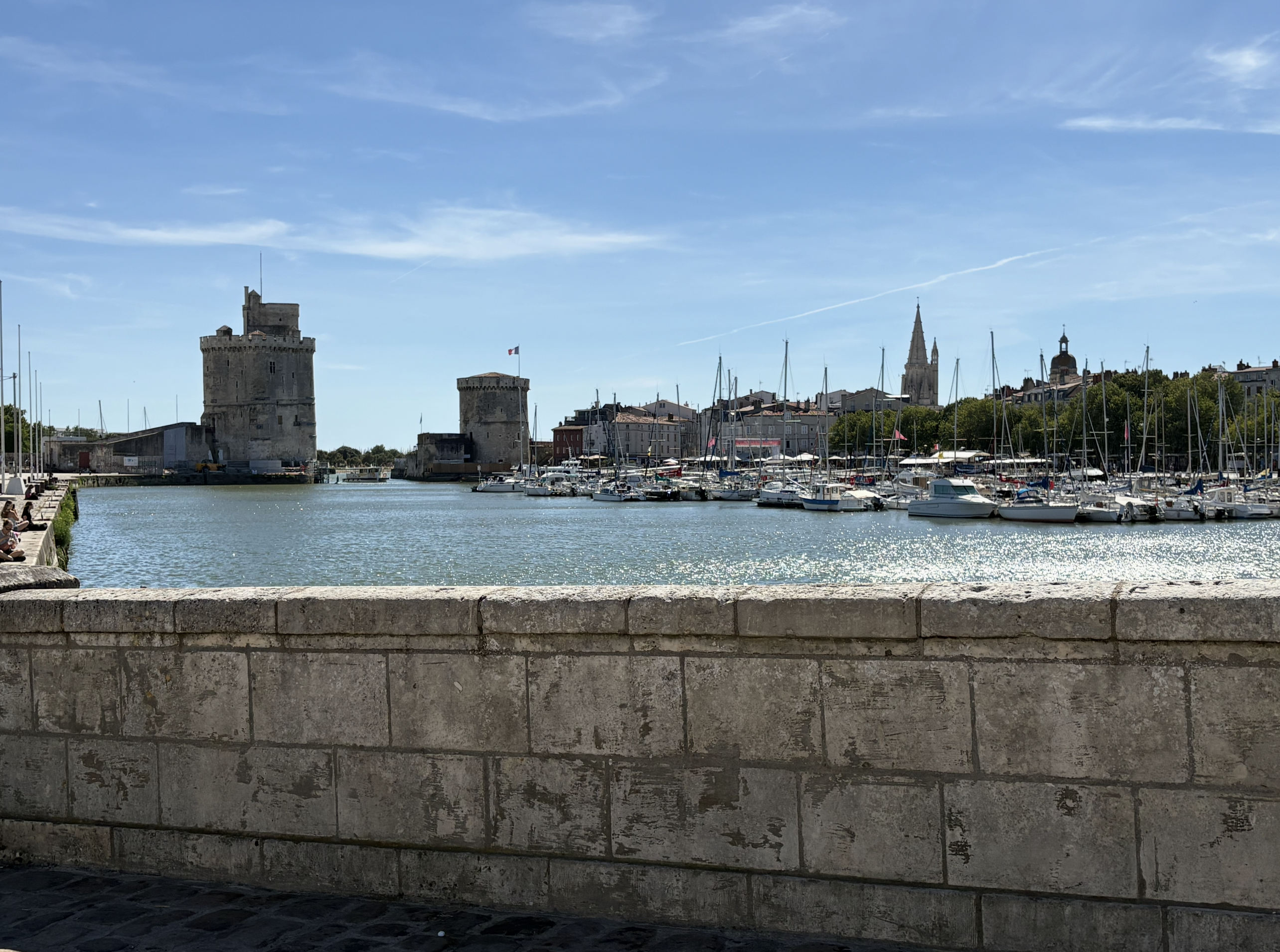 The historic harbour and towers of La Rochelle