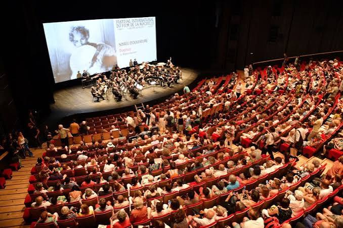 Silent film screening accompanied by a live orchestra